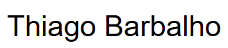 Thiago Barbalho